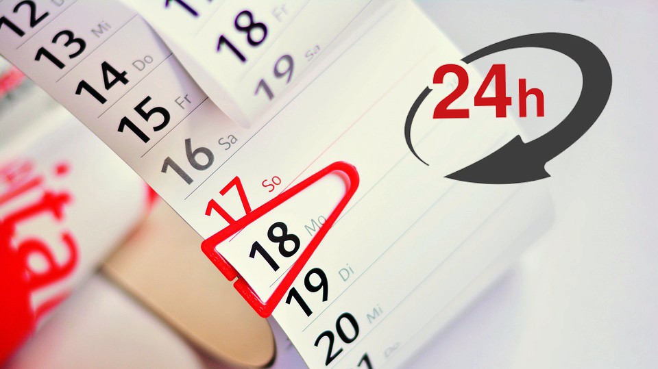 24 Stunden Kundendienst Service