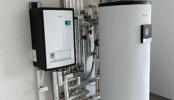 Vaillant Inneneinheit Hydraulikstation mit Warmwasserspeicher