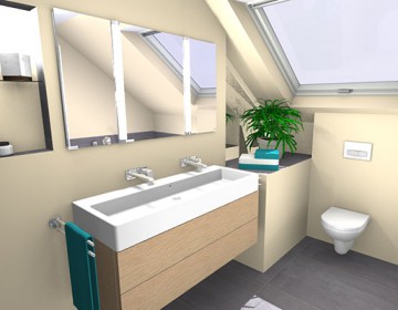 3D - Planung Ihres Traumbads mit Angebotskoordination
