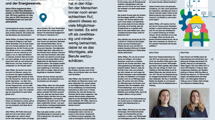 Frauenpower im SHK-Handwerk