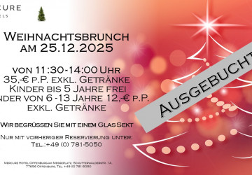 Weihnachtsbrunch 25.12.2025 / AUSGEBUCHT
