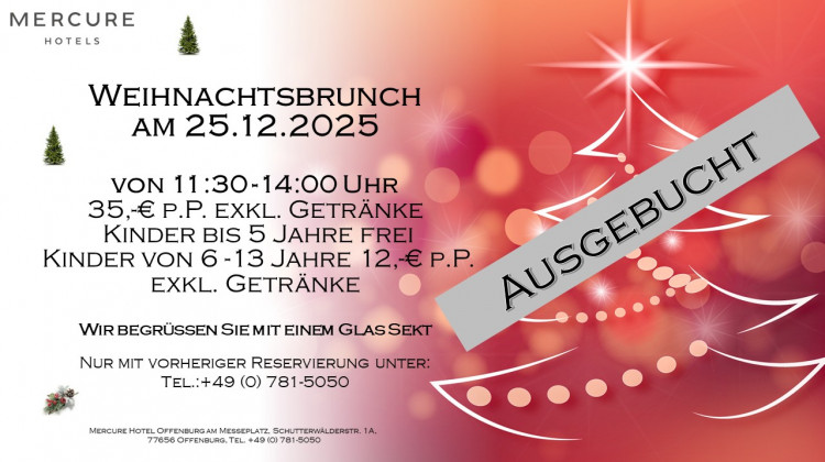 Weihnachtsbrunch 25.12.2025 / AUSGEBUCHT
