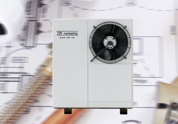 Erneuerbare Energie f&uuml;r das Ein- und Mehrfamilienhaus mit Gas-Absorptionsw&auml;rmepumpe von Remeha