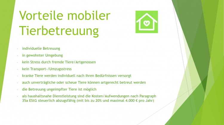 Schon gewusst? Vorteile mobiler Tierbetreuung